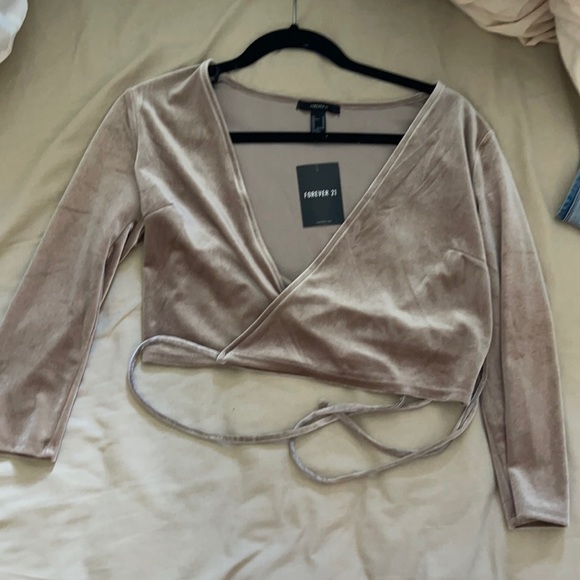 Velvet top from forever 21, tags attached - Picture 1 of 2